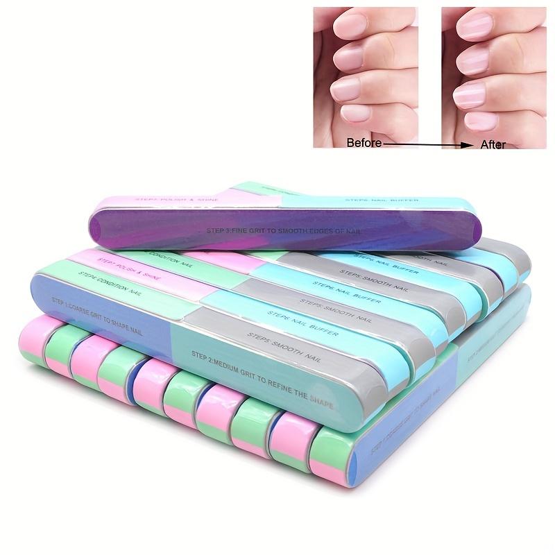 Xiaomi 3/5/10pcs Nail Files Buffer Block 7 Side for Nail Buffer for Natural for Nails Smooth Buff Shine for Nail Care Beauty Tools