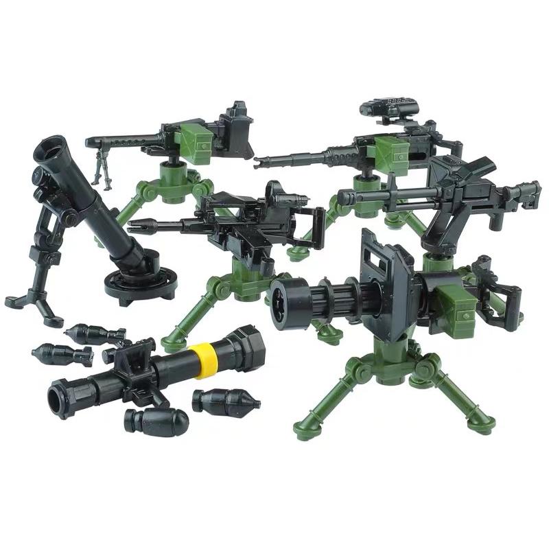 Modern Special Forces Figures Military Weapons Building Blocks Army Soldier City Police Multicolour AK Accessories Bricks Toys