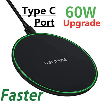 60W Kabelloses Ladegerät USB Handy Headset Schnelles LadePad Schnellladung QC 3.0 Für iPhone 14 13 12 11 Pro XS XR X 8 Samsung S22 S21 S20 Xiaomi