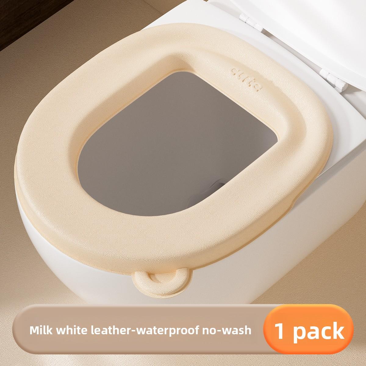 

Бытовое Водонепроницаемое Печатное Утолщенное Моющееся Универсальное Сиденье для Унитаза Пастового Типа beige