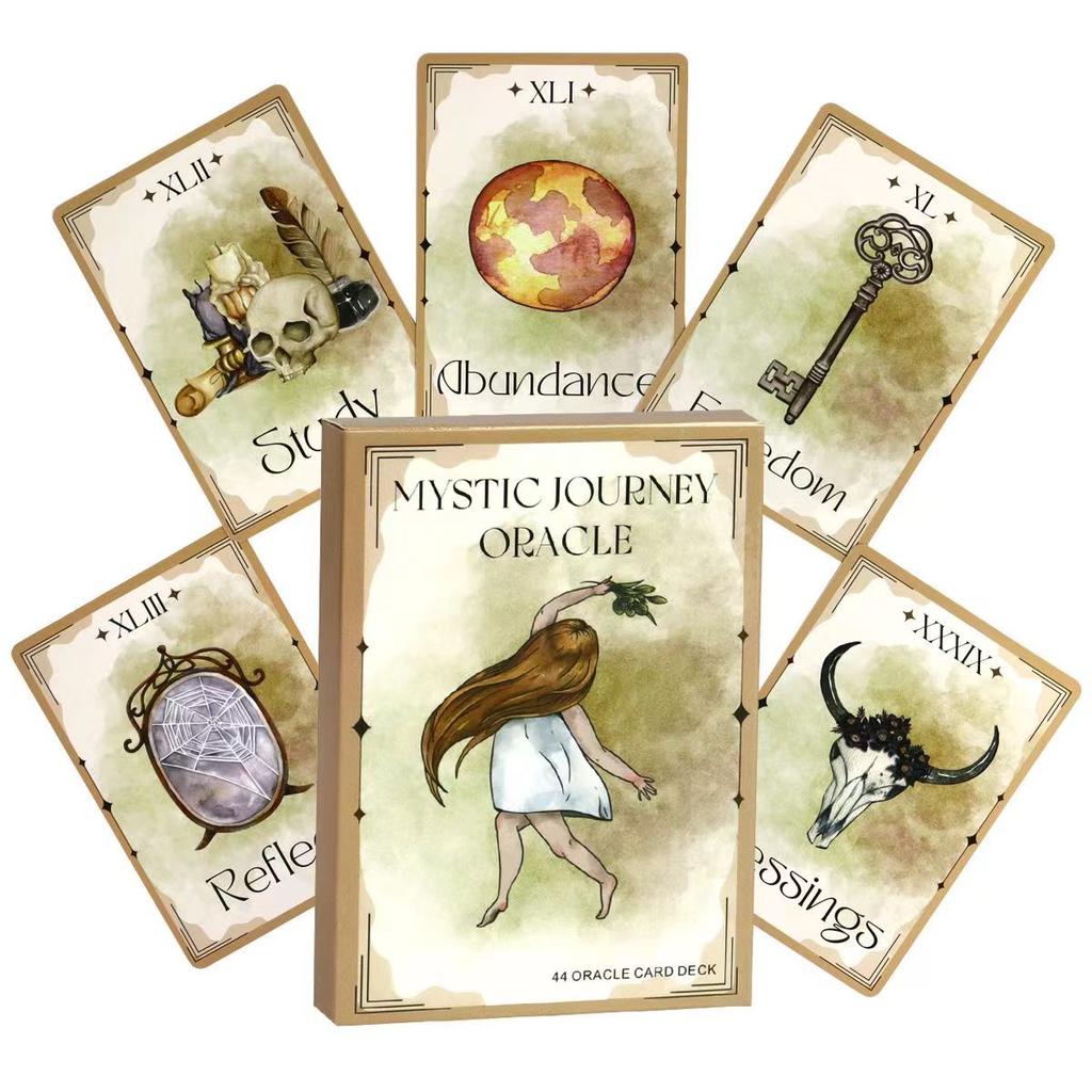Mystic Journey Oracle Mystic Fortune Oracle Deck~ 44 de cărți Oracle 10,4*7,3 cm