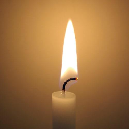 Kameyama Small Candles, Short Daruma, 200g, Approximately 214 Candles, Approximately 12 Minutes