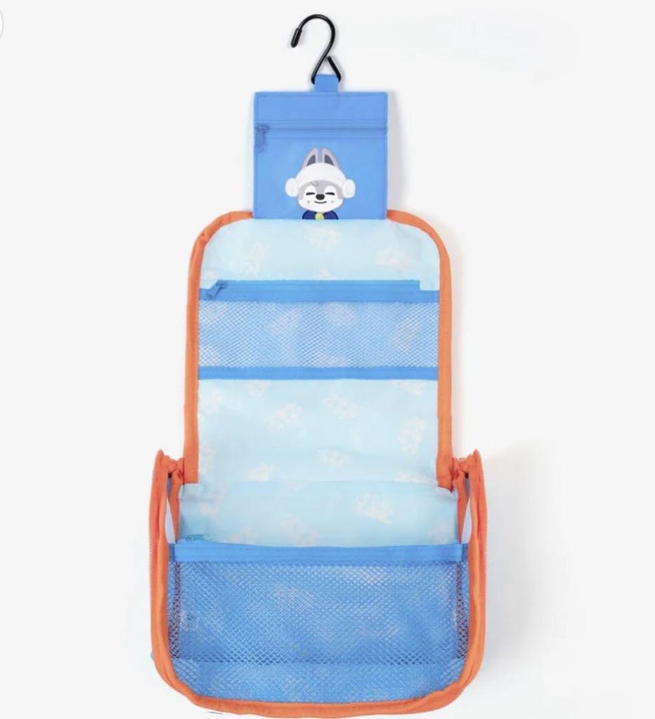 [USED] StrayKids SKZOO Sauna Travel Pouch (Wolfchan)