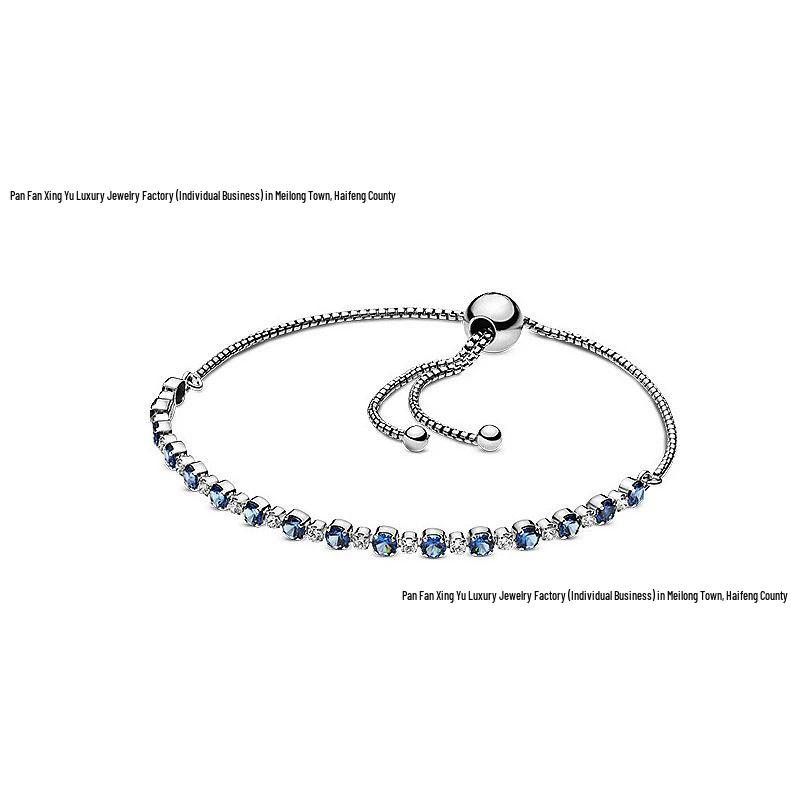 Emperor Heart White Copper Silver-Plated Necklace - Women's Collarbone Chain