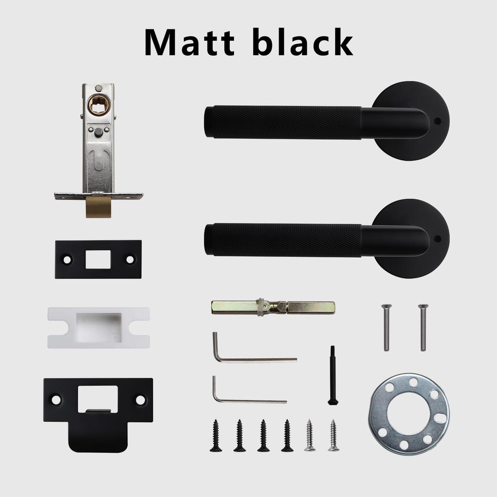 Bathroom Door Lock Indoor Bathroom 304 Stainless Steel Door Handle Wooden Door Bathroom Lock Privacy Door Lock Doorknob Bedroom