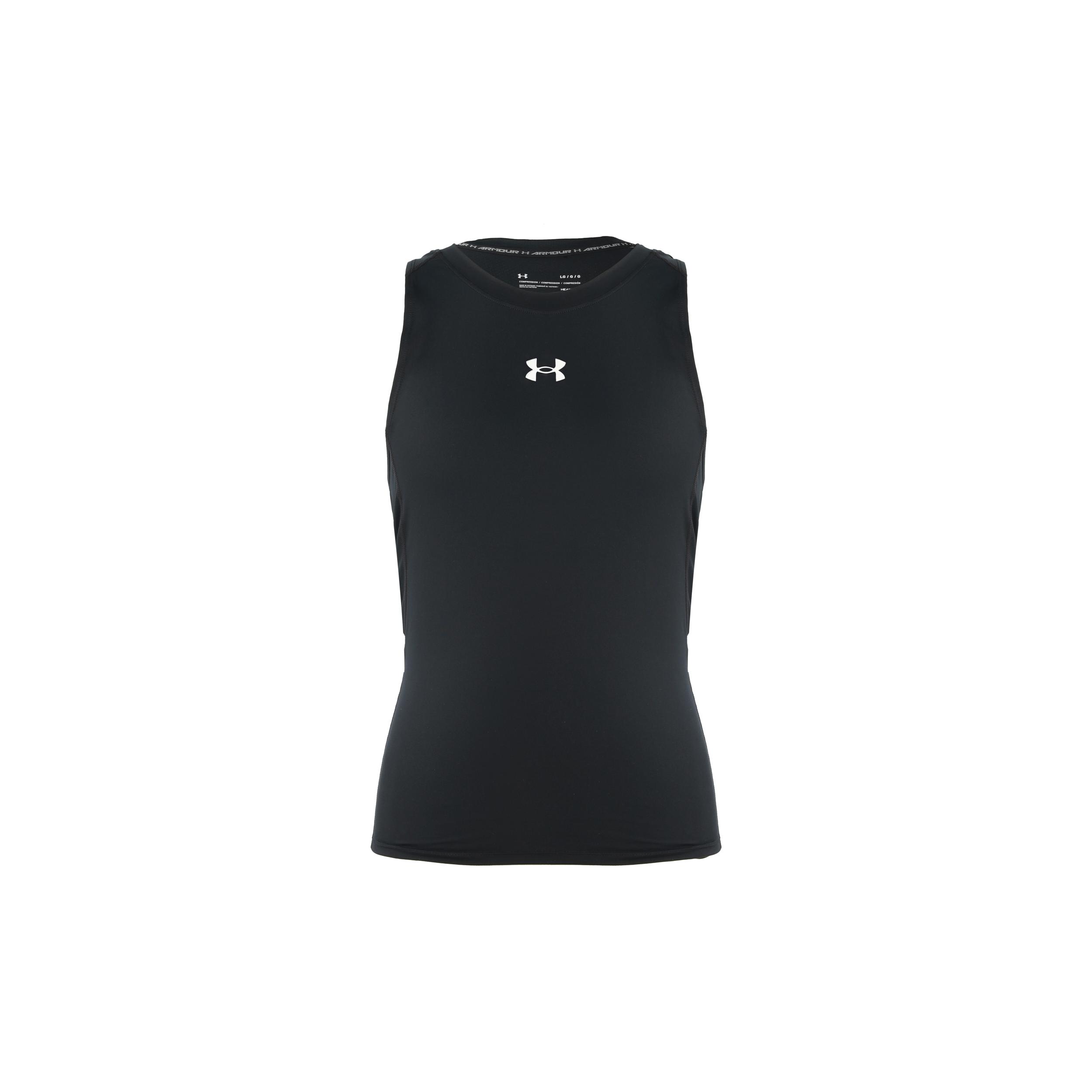 Баскетбольные майки Under Armour HeatGear Мужские Черные Умеренные Майка 1355672-001 M