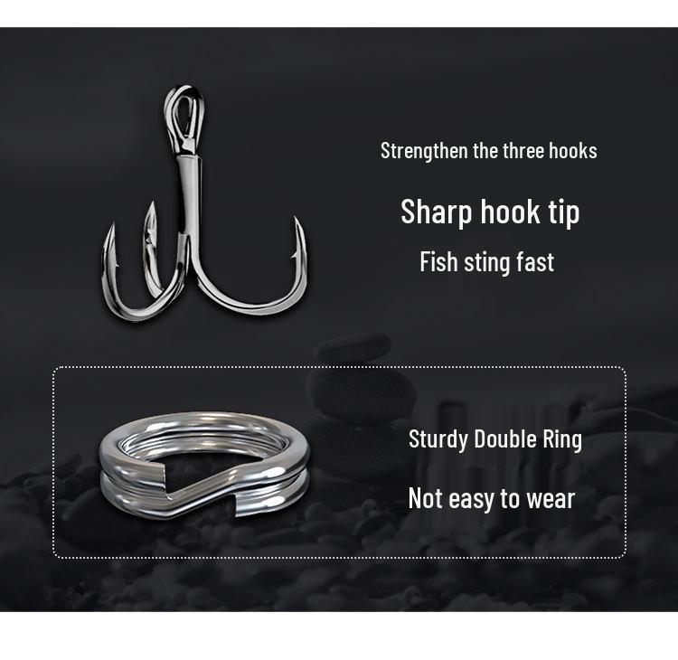 VIB Rattling Vibration Lure: Special Hard Bait for Aspius & Sea Bass, Black Pit All-Rounder