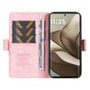 YIKATU YK-007 For Motorola Edge 50 5G Case Side Buckle PU Leather Phone Cover Litchi Texture