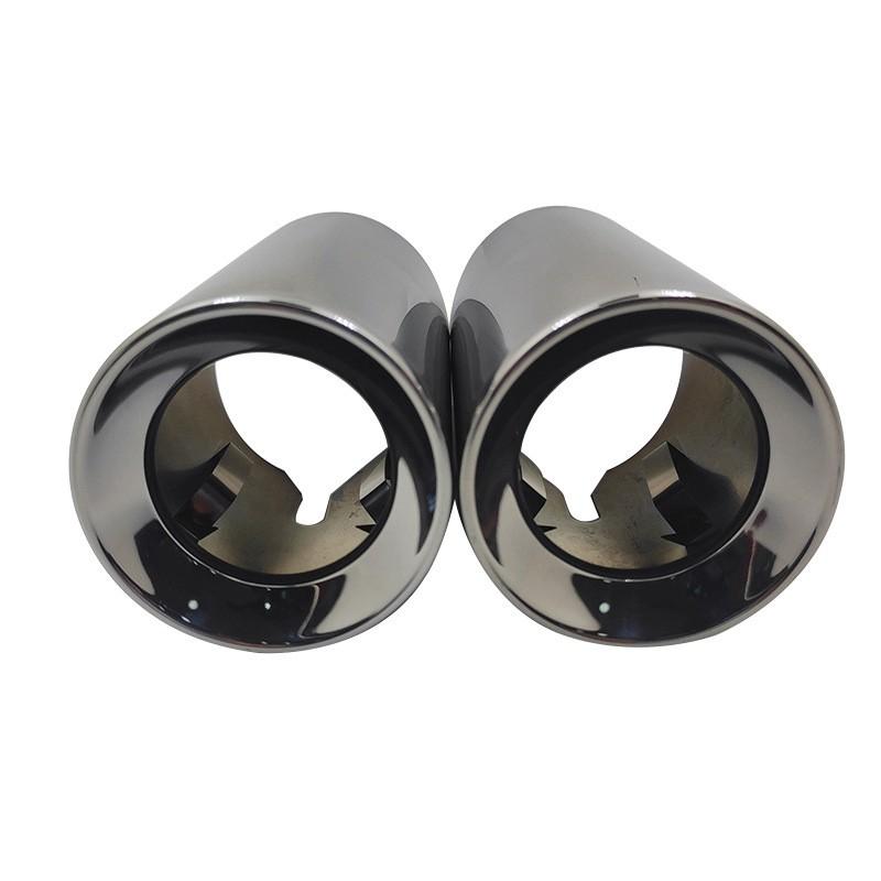 For BMW 3 Series 2018-2019 Car Exhaust Pipe Stainless Steel Sandblasted Muffler Tail Throat For 320Li 330Li