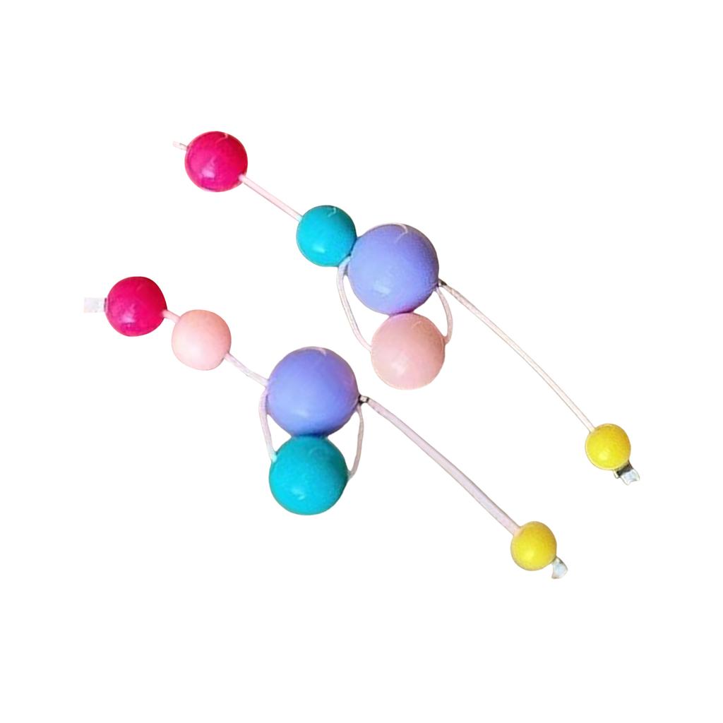 Colorful Beaded Earrings for Parties and Festivals Lightweight and Comfortable Long Statement Earrings Accessories