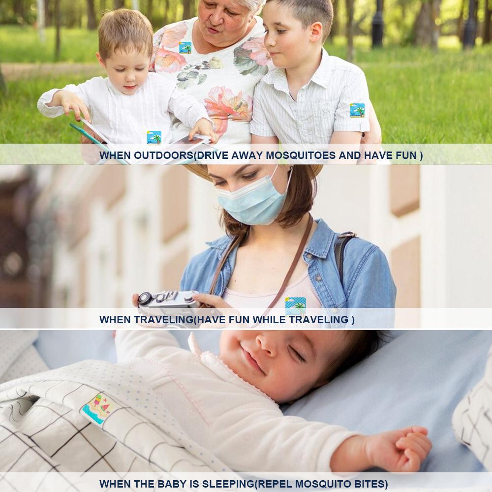 Sumifun 120/240Pcs Children's Cartoon Mosquito Repellent Stickers Harmless Adult Summer Outdoor Essential Anti-mosquito Bites Patches