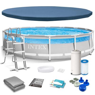 Fémvázas Kerti Medence 427 X 107 Cm 12-in-1 Intex 26722