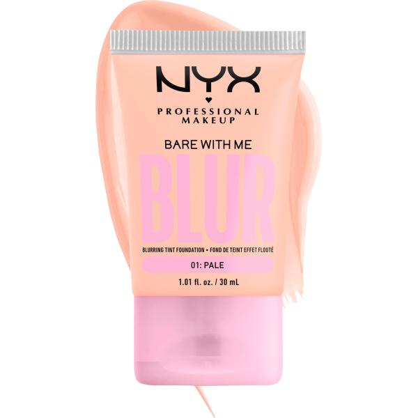 Nicks NYX Makeup Foundation Bare with Me Blur Tint 01, 30ml