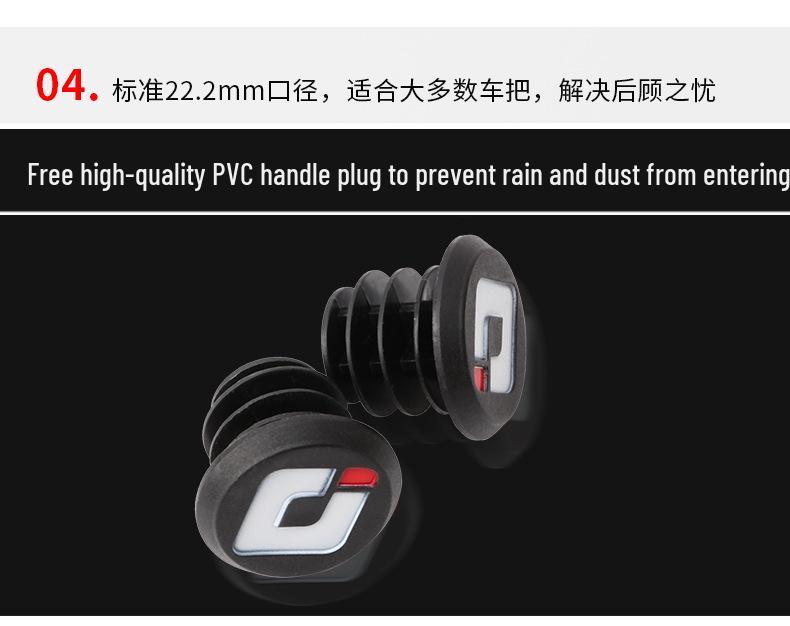 Ultra-light USA ODI Silicone Mountain/Road Dirt-Resistant Bike Handlebar Grips - Shock Absorbing, Foldable Design
