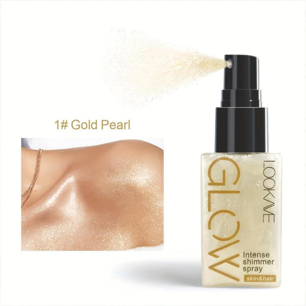 Liquid Highlighter Spray & Face Illuminator Lotion for Radiant Glow and Sculpting Makeup