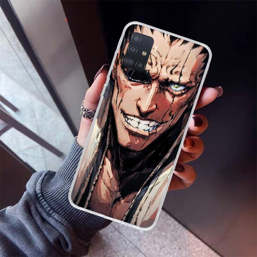 Zaraki Kenpachi Bleach Phone Case For Samsung Galaxy A12 A52S A42 A32 A22 A51 A50 Note 20 Ultra 10 S10 Plus A71 A70 A31 A30 A10S