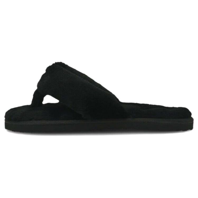 Puma Fluff Flip Comfortable Lightweight Sports Slippers Women Slippers Black 385349-01