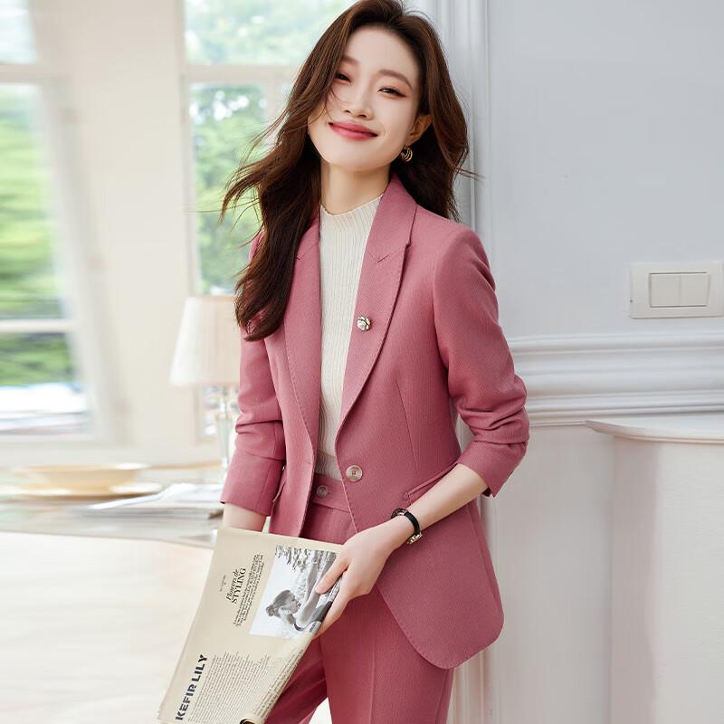 Women's Professional Double-Button Suit Set