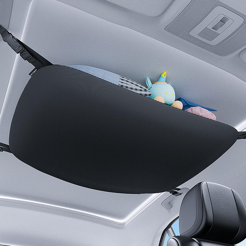 Car Ceiling Cargo Net Overhead Storage Mesh Organizers,Double Layer Roof Mesh Organizers Road Trip