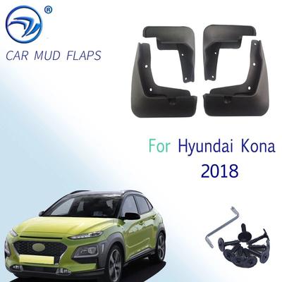 For Car-Styling Mudguard Hyundai Kona 2018- Accessorirs Splash Guards Mud Flaps Mud Guard Fender Car Styling Sticker