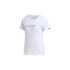 T Shirts Women's White Crew Neck Moderate Straight Fit FM6153