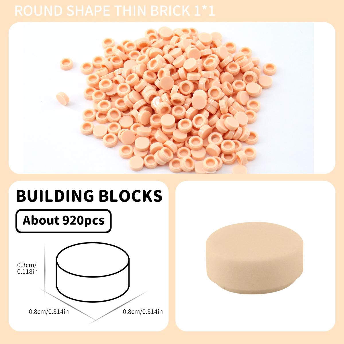 

100g1x1Round DlY Constructing Blocks Thick FiguresBricks Dots Learning-Focused Creative SizeCompatible Featuring Playthings forChildren 100g 1x1 Round