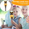 Lollipop Holder Toy Dinosaur Shape Lollipop Case Novelty Eat Lollipop Robot Toy Fun Lollipop Holder Gift for Kids Children