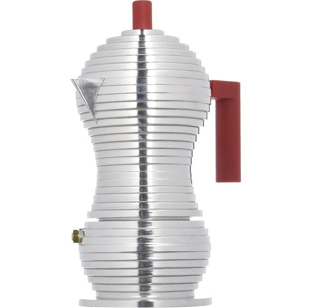 Кофеварка Alessi Pulcina 3 чашки красный (MDL02/3R)