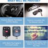 ECCPP 1XKey Fob Shell Case Replacement Compatible with 2008 for Chrysler Town & Country2012 for Chrysler Town & Country, M3N5WY783X Car Key Fob