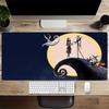 Nightmare Before Christmas Large Gaming Mouse Pad Nonslip Rubber Base Waterproof Desk Mat For Office Pc Laptop