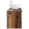 Bathroom Furniture Set 2 Pcs Reclaimed Wood Effect Particleboard