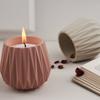 Artistic Silicone Planter Creating Mold DIY Concrete Faceted Pots Candle Holder Mold for Home Decors Enthusiasts