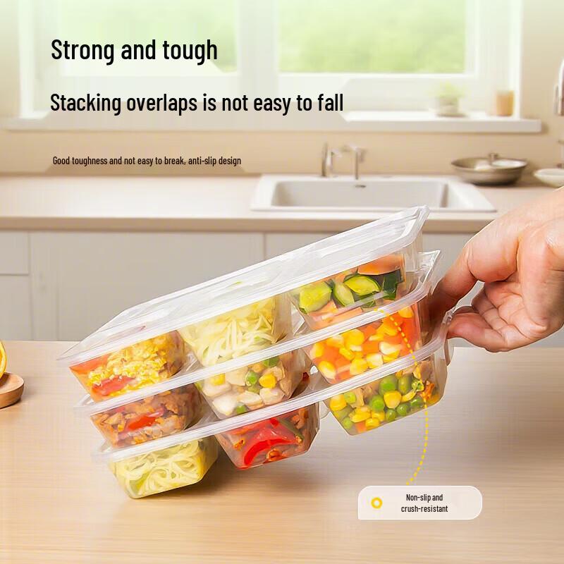 Disposable Food Grade 5-Compartment Lunch Box Set