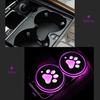 Zhonghua LED Coaster, 2 Pack Car Cup Lamp Holder, Beauty LED Coaster Lamp Holder