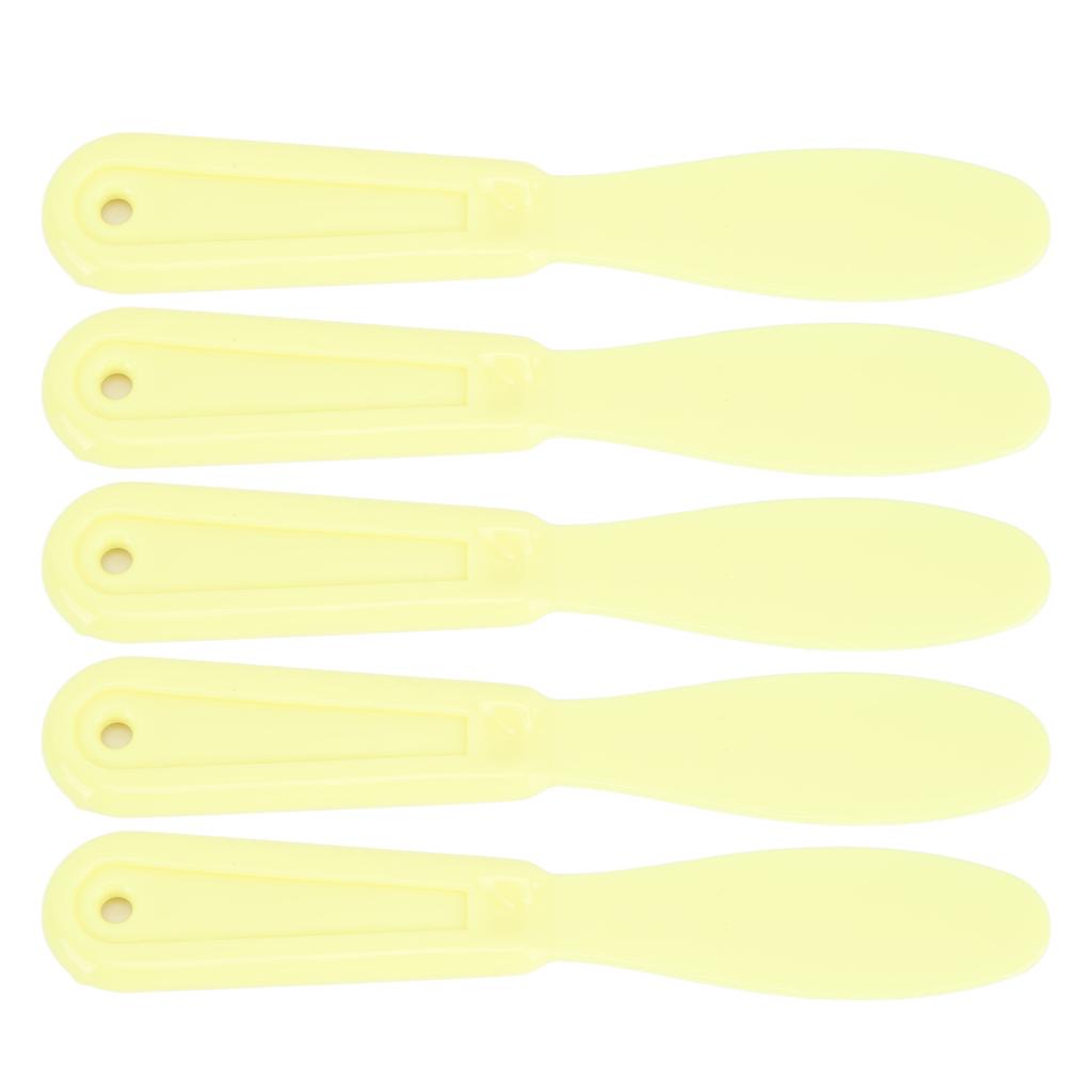 5Pcs Plaster Spatula Ergonomic or Saving Wear Resistant Mixing Stirring Spatula for Sculpting Wax