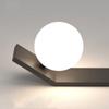 Nordic Frosted Acrylic Ball LED Wall Light for Living Room Interior Bedroom LED Wall Lighting Fixture With 9W Light Source