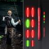 Indicator Electronic Fishing Float Long Tail Slip Drift Tube Light Float 4 Light Buoy Strike Bobbers Buoy Night Fishing