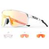 New Model Outdoor Photochromic Cycling Sunglasses Men Women MTB Glasses UV400 Protection Bicycle Eyewear Sports Hiking Road Bike Professional Goggles