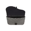 Dior Schrägdruck mit Narbung Rindsleder Clutch Regular Herren Beige/Schwarz