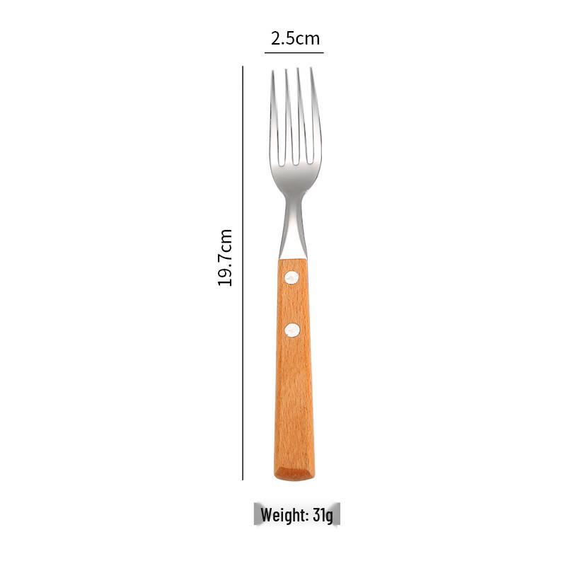 304 Stainless Steel Rosewood Handle Cutlery