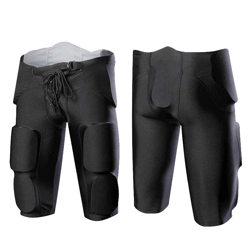 Adult Tight-Fit Shoulder Pad Protection Shirt for Rugby, Basketball, and Football Training