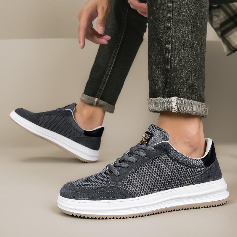 Lightweight Hot Sale Sneakers Fashion Mesh Running Shoes Comfortable Male Outdoor Skateboard Footwear All-match Mens Sport Shoes