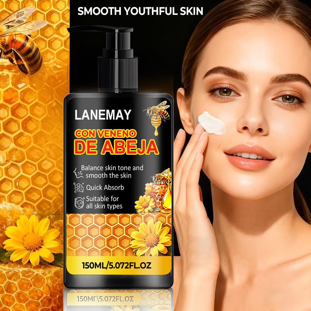 Bee Venom Facial Cream-Deep Skin Moisturizing Wih Natural Bee Venom-Make The Skin Outline Clearer And More Firm And Plum-150g