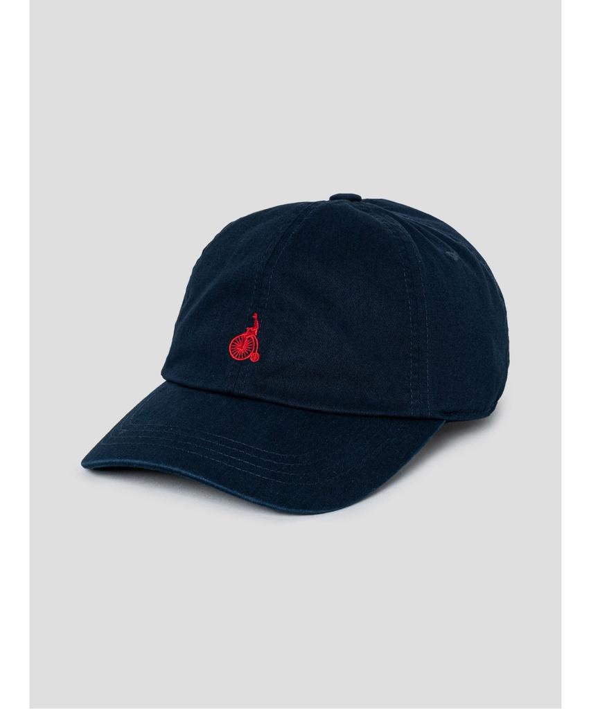 Binpolaegseseoli Cotton Twill Logo Washed Ball Cap - Navy