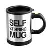 400ml Coffee Cup with Button Multifunctional Stainless Steel Automatic Stirring Coffee Mug Cafe