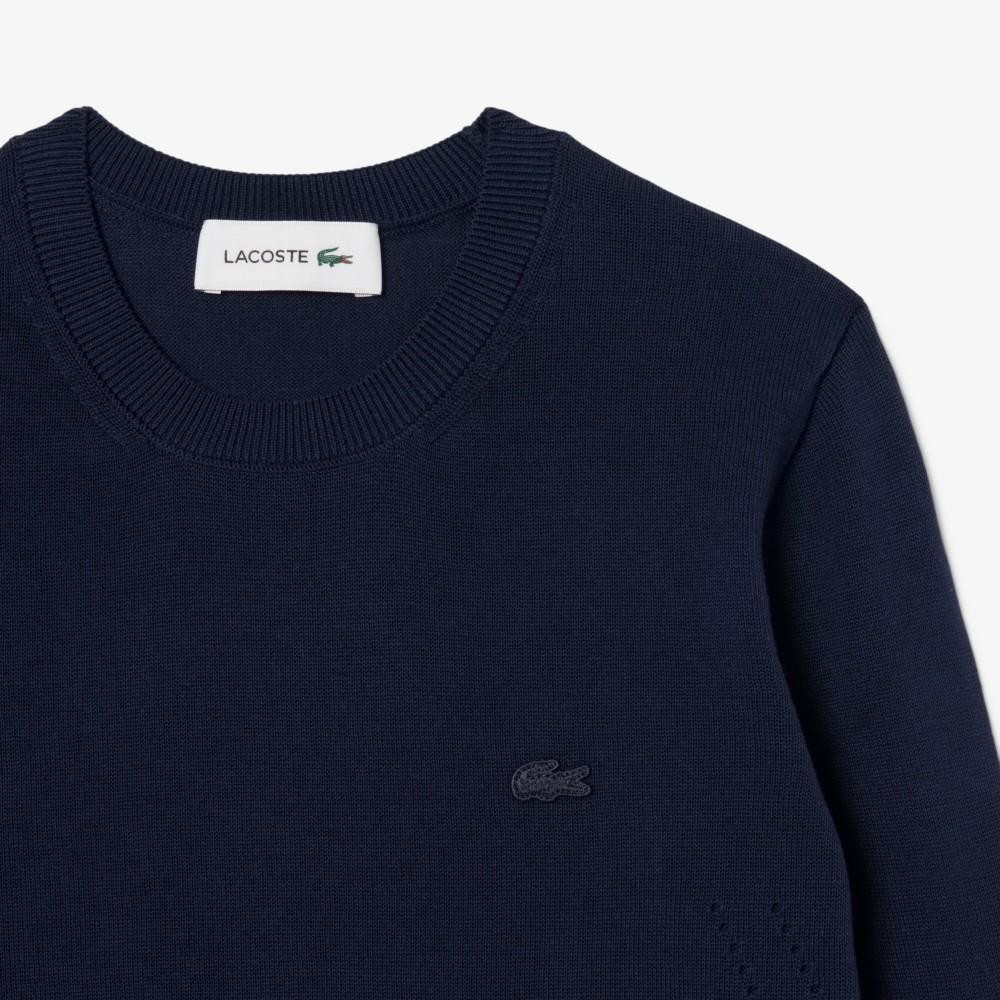 [lacoste] Women's Cotton Crewneck Sweater AF4145-55N166
