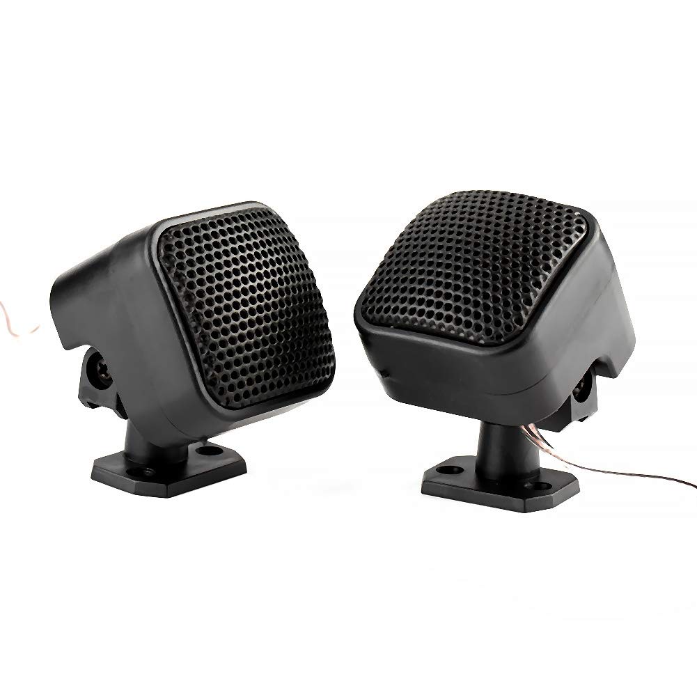 Speaker Car Mount, qiilu Speaker-Qiilu Car Tweeter, 2 Pieces Car Small Square Speaker Loud Audio Music Tweeter Loudspeaker 500W