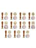 QX2E Easters Series Wax Seal Stamps Sealing Wax Stamps with Handle for Wine Packages