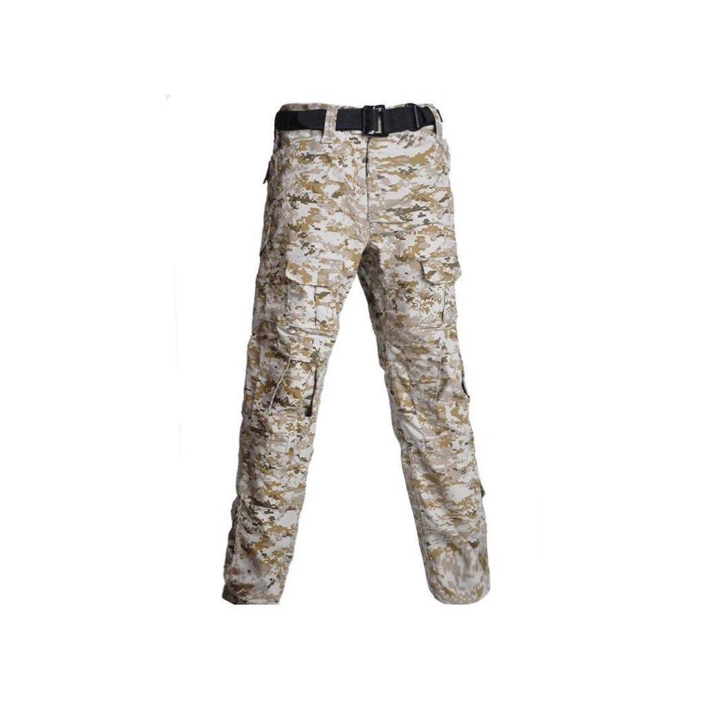 CrossG2 Men's Frog Camouflage Tactical Work Pants - Wear-resistant, Breathable Outdoor Training Military Fan Long Pants