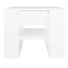 Coffee Table White 55.5 x 55 x 45 cm Particleboard